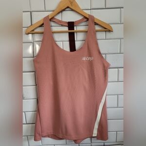 CEP SPORTS Ladies Training Tank Top Rear T Strap Lightweight Color  muted pink